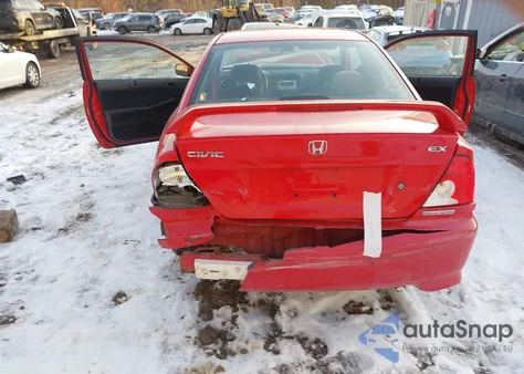 2005 Honda Civic Ex z USA, uszkodzony, nr VIN 1HGEM22945L002889